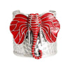 Red DST Sorority Elephant Head Cuff|Adjustable
