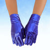 Royal Blue Metallic Formal Short Gloves ZPB SGRHO