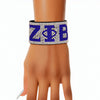 ZPB Sorority Clear Rhinestone Magnetic Bracelet