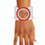 DST Pearl Red White Stackable Bracelet