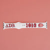 DST Sorority White Red 1913 Watch Band Strap Women