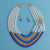 Necklace Mix Blue Gold Pearl Sigma Set for Women
