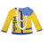 Yellow Blue Sweater Sorority Pin