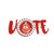 DST Brooch Delta Sigma Vote Sorority Pin for Women