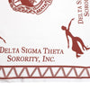 DST Sorority Fortitude White Square Scarf