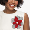 DST Handcrafted Brilliance Flower Brooch Clip
