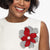 DST Handcrafted Brilliance Flower Brooch Clip