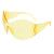 Sunglasses Butterfly Mask Yellow Eyewear for Women